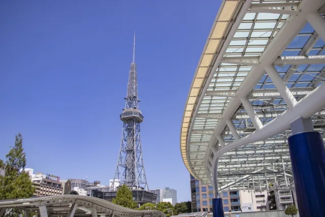Pemandangan Kastil Nagoya di wilayah Tokai.