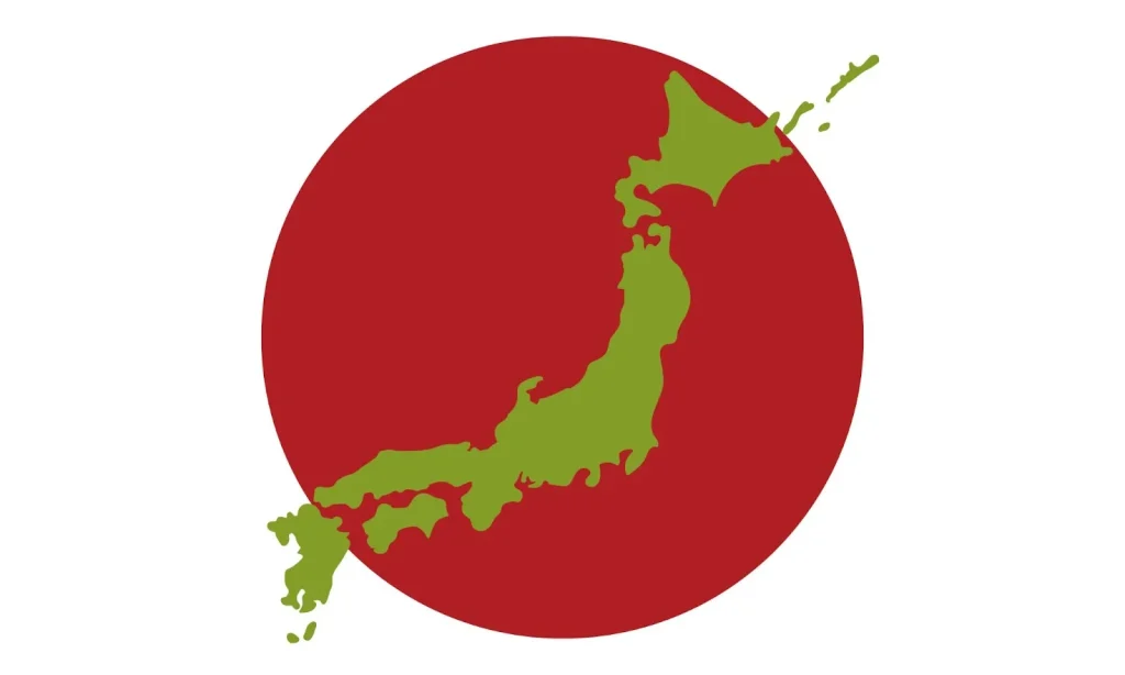 Gedung-gedung perkantoran modern di distrik bisnis Tokyo.