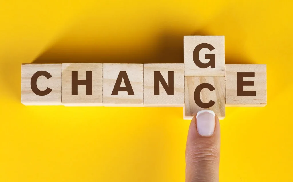 Diagram alur yang menunjukkan cara mengubah kata kerja ke bentuk potensial.