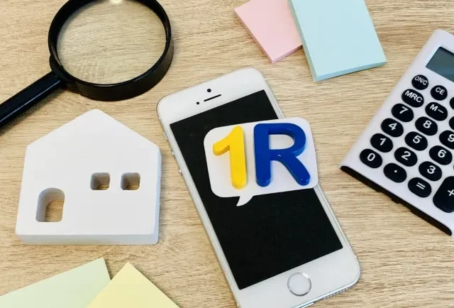 Denah sebuah apartemen kecil di Jepang.