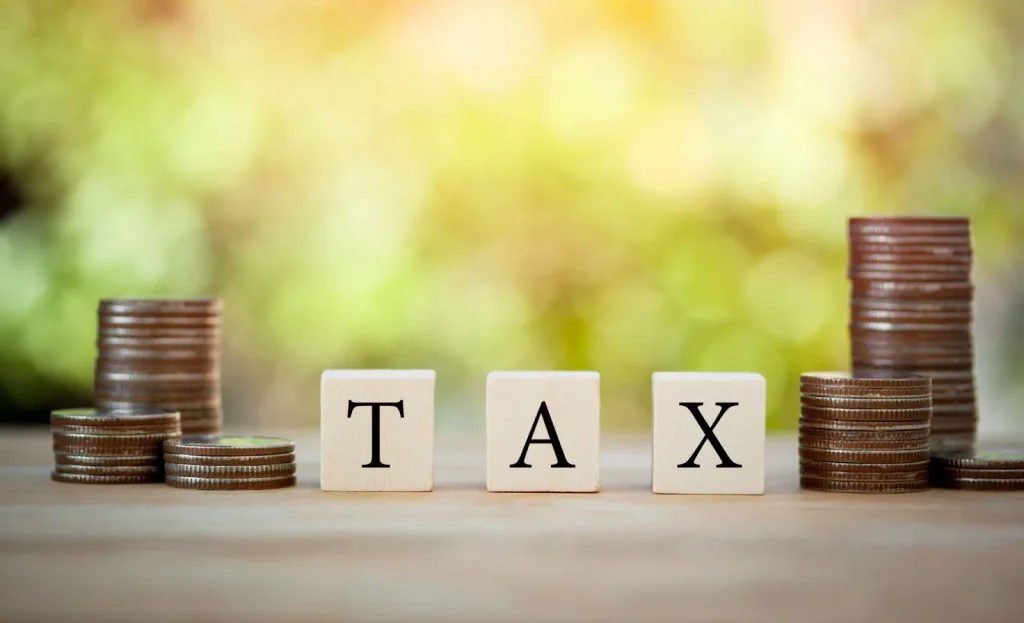 Formulir pajak penghasilan Jepang.