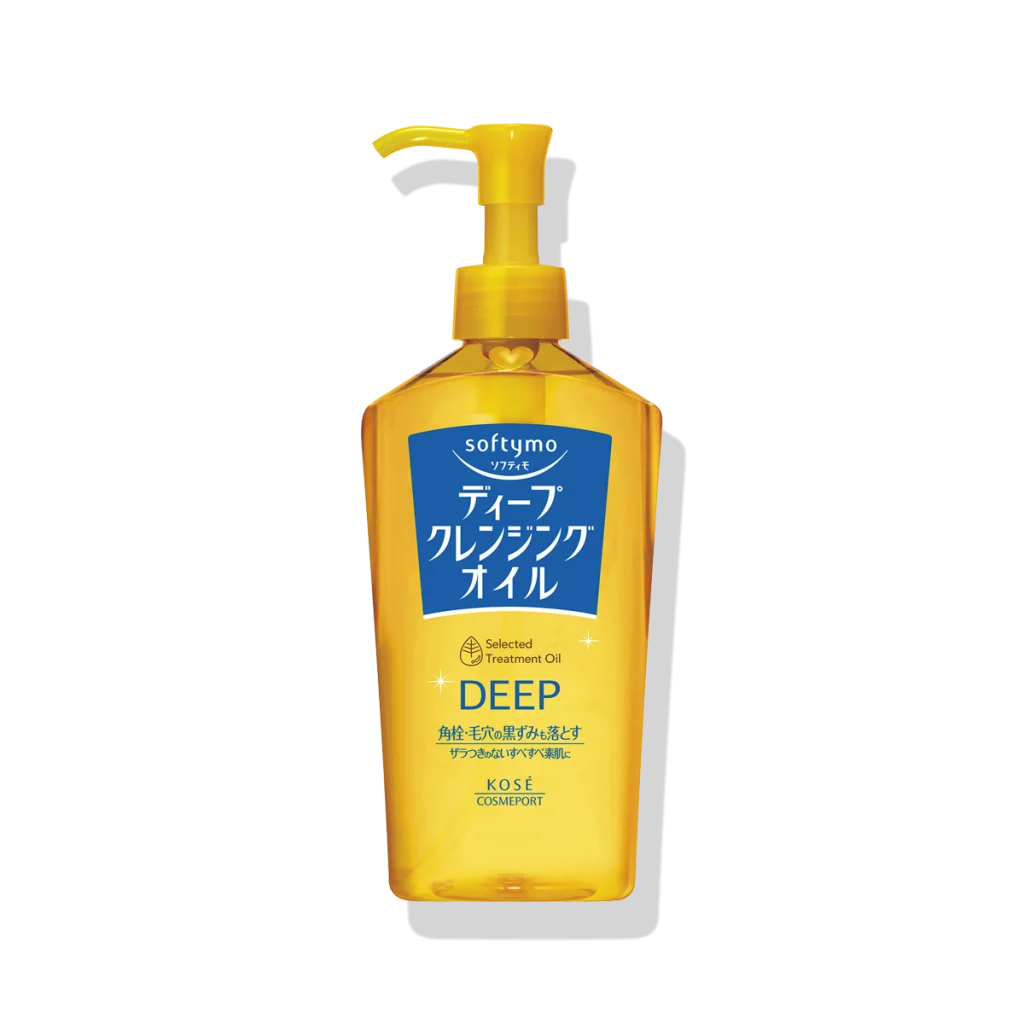 Botol produk Softymo Deep Cleansing Oil.